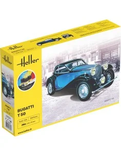 STARTER KIT Bugatti T 50, 1/24 - Heller 56706 2