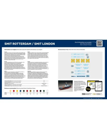 STARTER KIT Smit Rotterdam / Smit London, 1/200 - Heller 56620