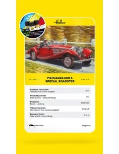 STARTER KIT 500 K Special Roadster, 1/24 - Heller 56710