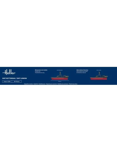 STARTER KIT Smit Rotterdam / Smit London, 1/200 - Heller 56620