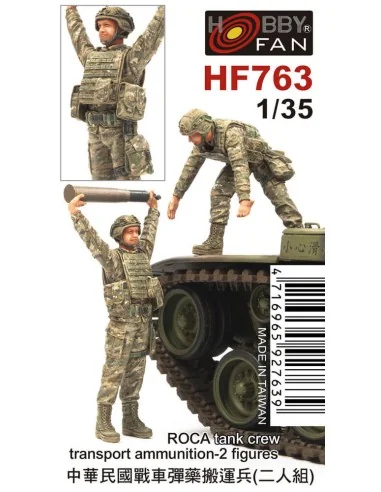ROCA Tank crew transport ammunition-2 figures, 1/35 - Hobby Fan HF763