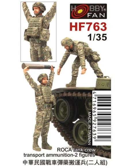 ROCA Tank crew transport ammunition-2 figures, 1/35 - Hobby Fan HF763
