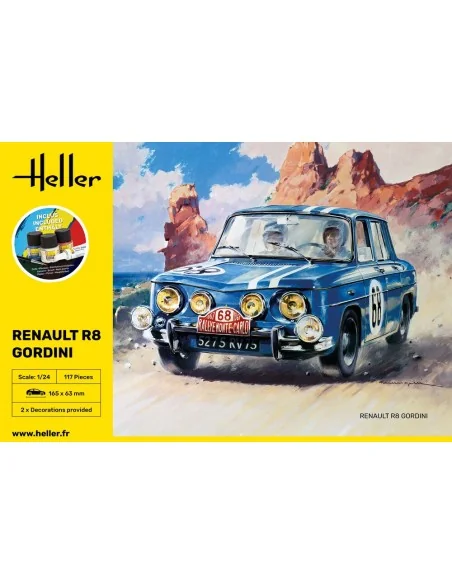 STARTER KIT Renault R8 Gordini, 1/24 - Heller 56700