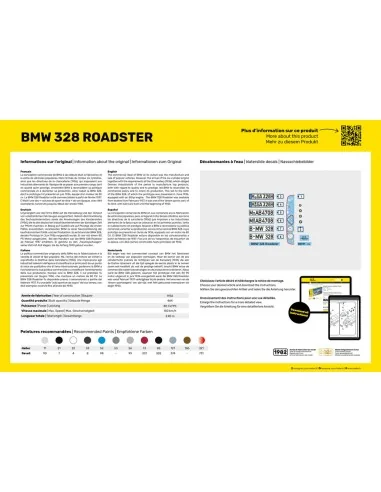 STARTER KIT BMW 328 Roadster, 1/24 - Heller 56701