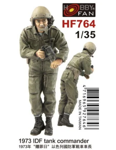1973 IDF tank commander-1 figure, 1/35 - Hobby Fan HF764