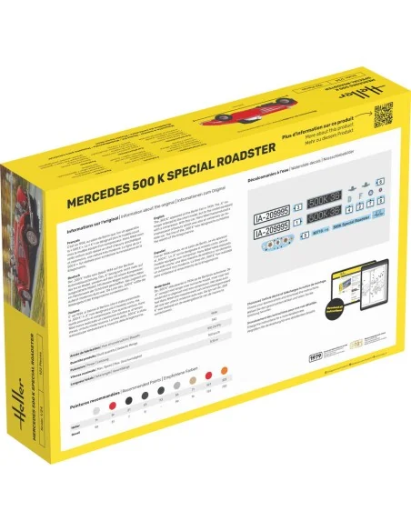 STARTER KIT 500 K Special Roadster, 1/24 - Heller 56710
