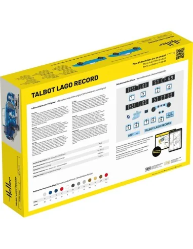 STARTER KIT Talbot Lago Record, 1/24 - Heller 56711