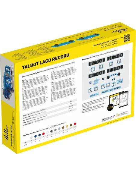STARTER KIT Talbot Lago Record, 1/24 - Heller 56711