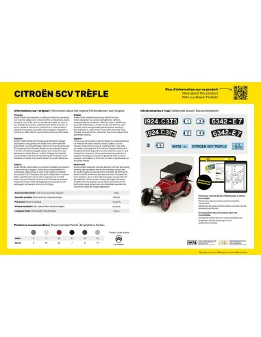 STARTER KIT Citroen Trefle, 1/24 - Heller 56702