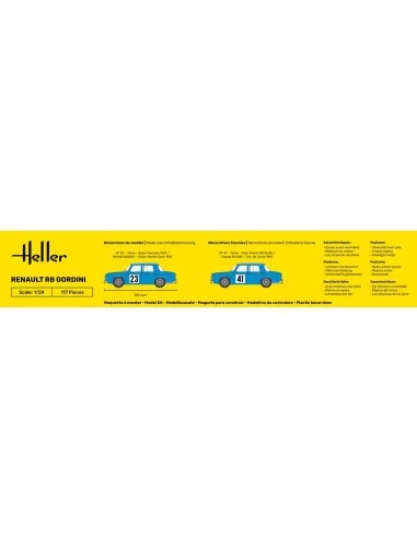 STARTER KIT Renault R8 Gordini, 1/24 - Heller 56700