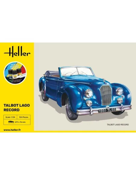 STARTER KIT Talbot Lago Record, 1/24 - Heller 56711