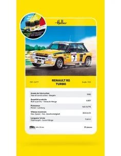 STARTER KIT Renault R5 Turbo, 1/24 - Heller 56717 2