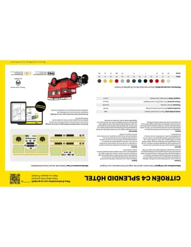 STARTER KIT Citroen C4 "Splendid Hotel", 1/24 - Heller 56713