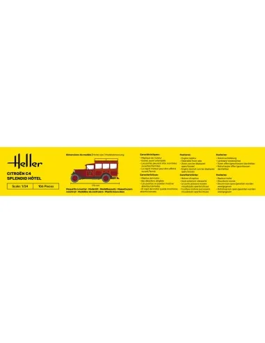 STARTER KIT Citroen C4 "Splendid Hotel", 1/24 - Heller 56713