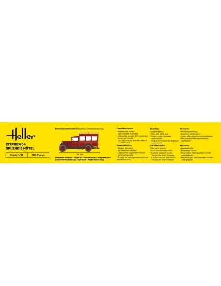 STARTER KIT Citroen C4 "Splendid Hotel", 1/24 - Heller 56713