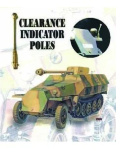 CLEARANCE POLES SDKFZ (6 PCS), 1/35 - AFV-Club AC35002