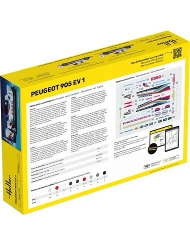 STARTER KIT Peugeot 905 EV 1, 1/24 - Heller 56718