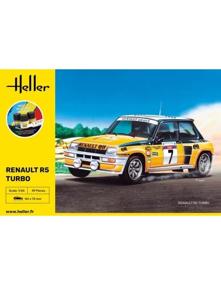 STARTER KIT Renault R5 Turbo, 1/24 - Heller 56717