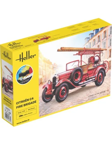 STARTER KIT Citroen C4 Fire Brigade, 1/24 - Heller 56733