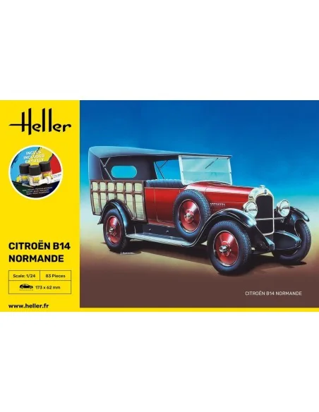 STARTER KIT Citroen B14 Normande, 1/24 - Heller 56729
