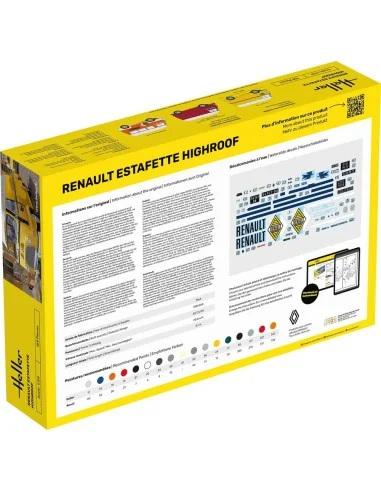 STARTER KIT Renault Estafette Highroof, 1/24 - Heller 56740