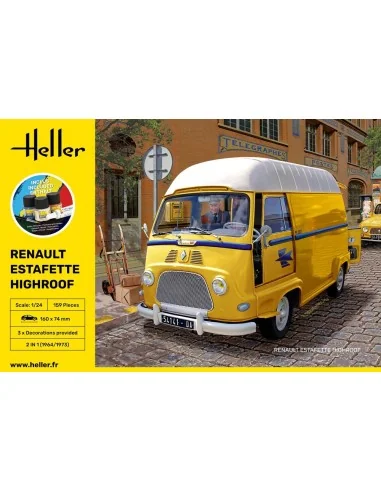 STARTER KIT Renault Estafette Highroof, 1/24 - Heller 56740
