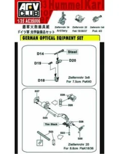 GERMAN OPTICAL SET, 1/35 - AFV-Club AC35006