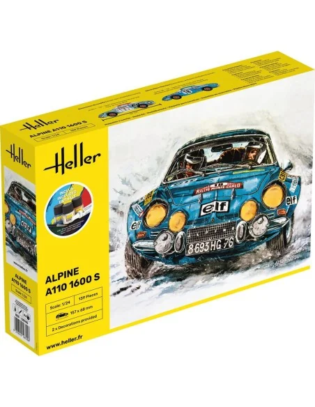STARTER KIT Alpine A110 (1600S), 1/24 - Heller 56745