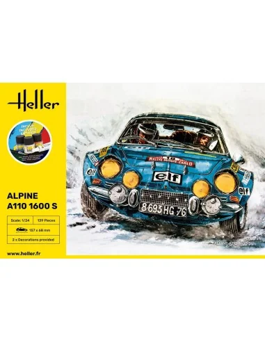 STARTER KIT Alpine A110 (1600S), 1/24 - Heller 56745