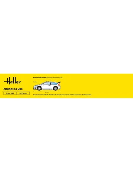 STARTER KIT Citroen C4 WRC, 1/24 - Heller 56756
