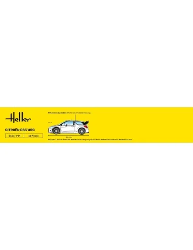 STARTER KIT Citroen DS3 WRC, 1/24 - Heller 56758