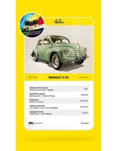 STARTER KIT Renault 4 CV, 1/24 - Heller 56762 2