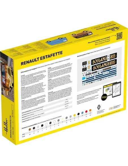 STARTER KIT Renault Estafette, 1/24 - Heller 56743