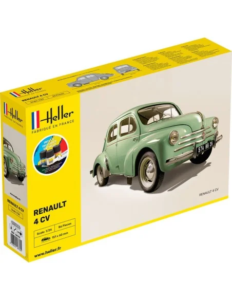 STARTER KIT Renault 4 CV, 1/24 - Heller 56762