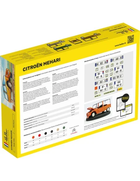 STARTER KIT Citroen Mehari, 1/24 - Heller 56760