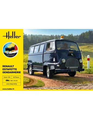 STARTER KIT Renault Estafette Gendarmerie, 1/24 - Heller 56742