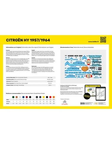 STARTER KIT CITROEN HY 1957/1964, 1/24 - Heller 56744