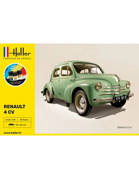 STARTER KIT Renault 4 CV, 1/24 - Heller 56762
