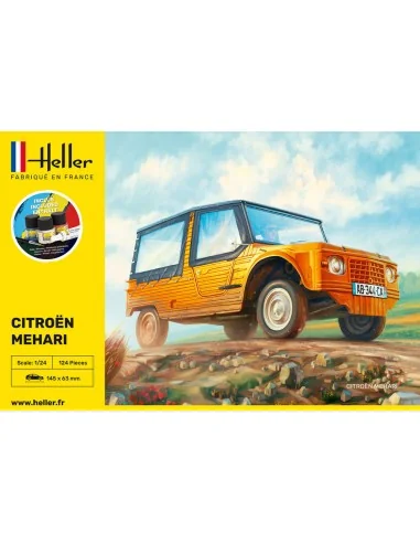 STARTER KIT Citroen Mehari, 1/24 - Heller 56760