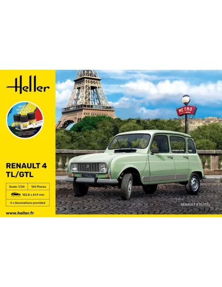 STARTER KIT Renault 4TL/GTL, 1/24 - Heller 56759