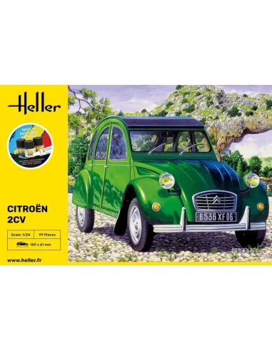 STARTER KIT Citroen 2 CV, 1/24 - Heller 56765