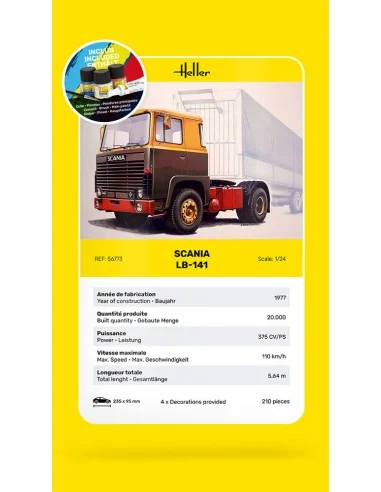 STARTER KIT Truck LB-141, 1/24 - Heller 56773