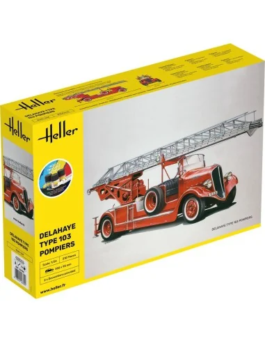STARTER KIT Delahaye Type 103 Pompiers, 1/24 - Heller 56780
