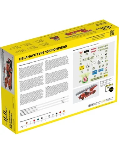 STARTER KIT Delahaye Type 103 Pompiers, 1/24 - Heller 56780