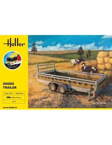STARTER KIT Goods Trailer, 1/24 - Heller 56778