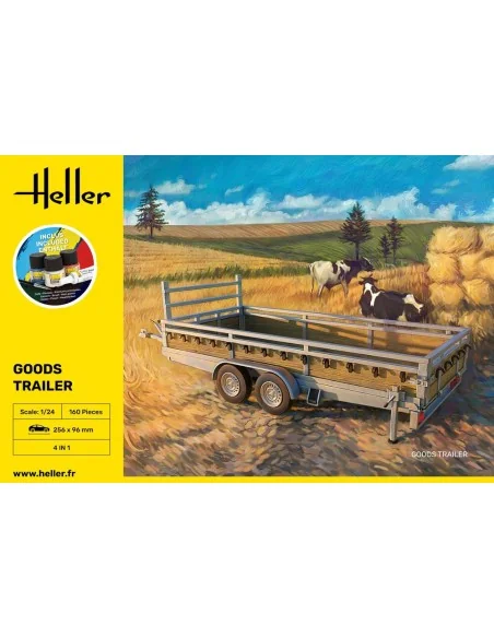 STARTER KIT Goods Trailer, 1/24 - Heller 56778