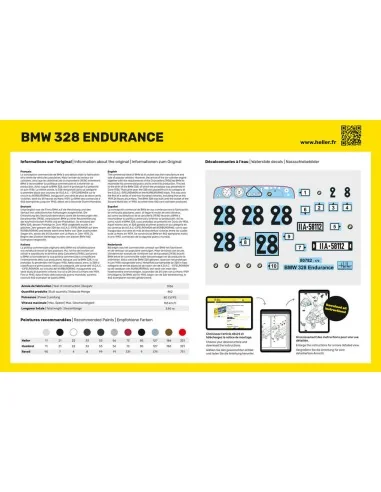 STARTER KIT 328 Endurance, 1/24 - Heller 56782