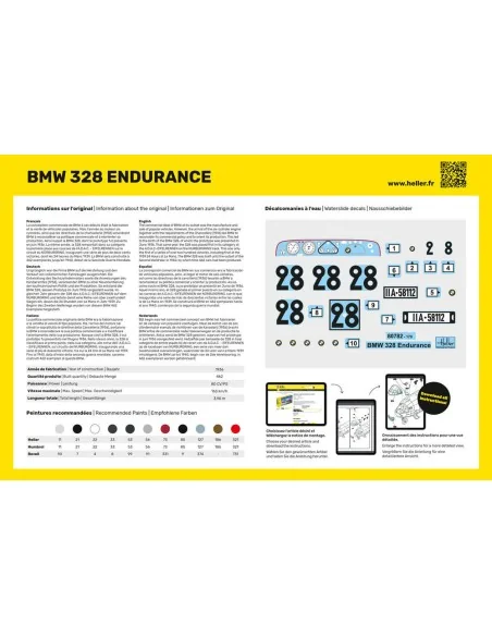 STARTER KIT 328 Endurance, 1/24 - Heller 56782