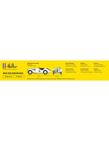 STARTER KIT 328 Endurance, 1/24 - Heller 56782