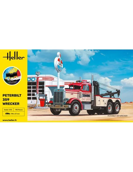 STARTER KIT Peterbilt 359 Wrecker, 1/43 - Heller 56794